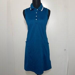 Puma Teal Sleeveless Polo Dress